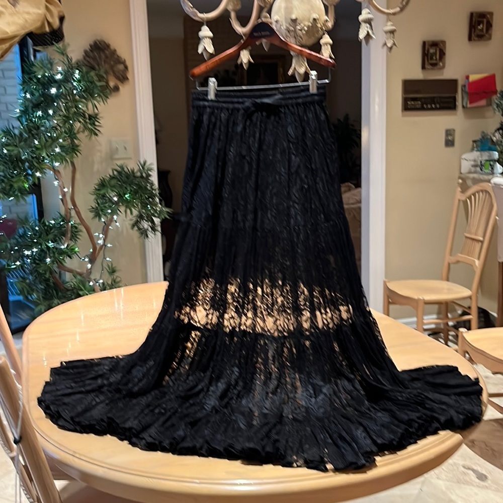 New Black Lace Skirt